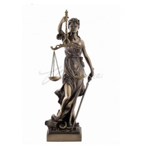 Lady Justice Statue Sculpture 13" Tall BLIND JUSTICE *GREAT HOLIDAY GIFT!   223103258387